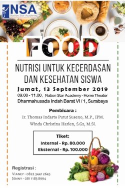Workshop Nutrisi untuk Kecerdasan dan Kesehatan Siswa 